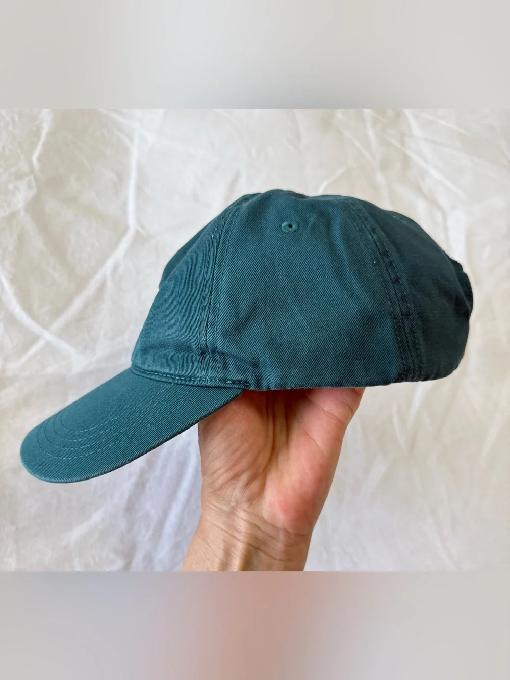 Lacoste | Mens OSFM | Teal Big Croc Cap Adjustable Strap Back Golf Hat